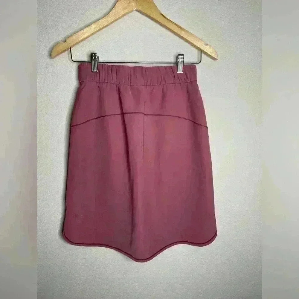 Lululemon On The Fly Skirt
Woven Misty Merlot  Rose Pink Size 4 - Picture 4 of 9